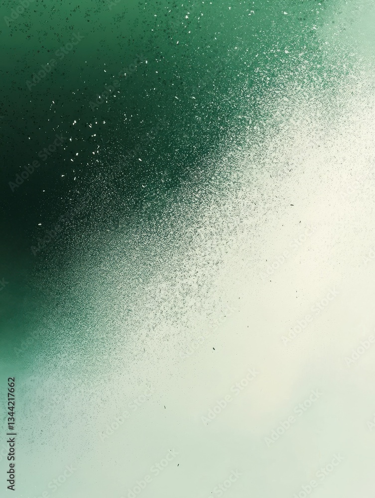 Aufkleber grainy green gradient abstract background with noise