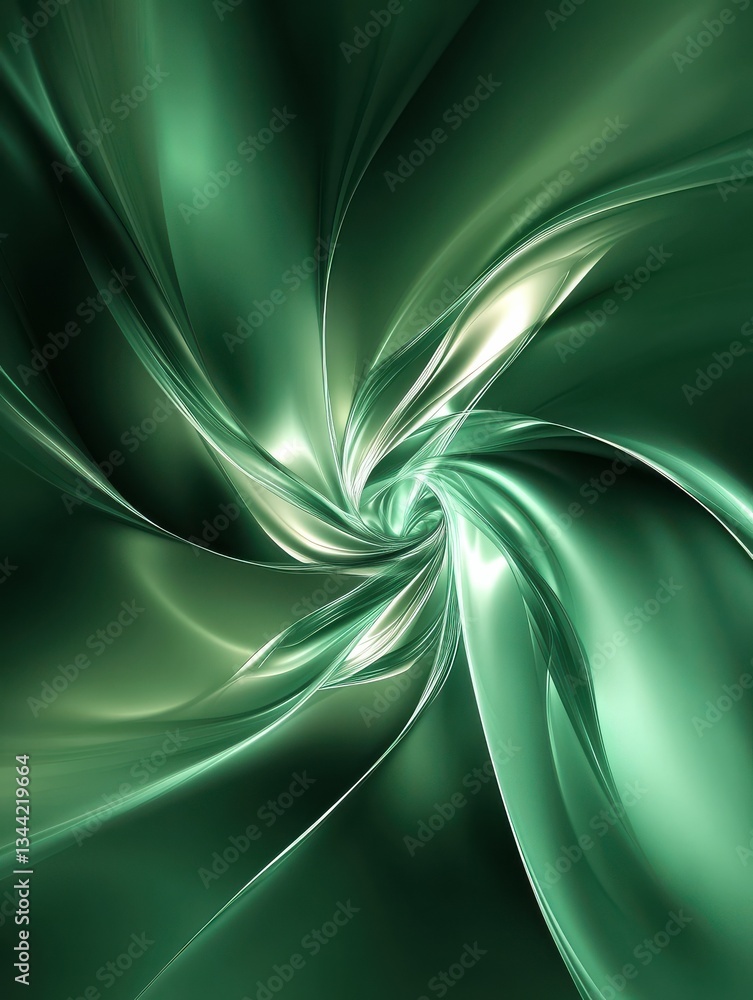 Poster emerald gradient background: a simple yet sophisticated green gradient background with a soft, subtl