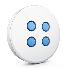 Fototapeta premium fried egg on a white background