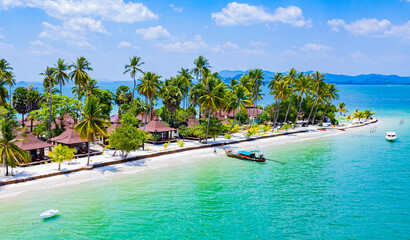 Beautiful beach view of koh Mook or koh Muk island Trang Province, Southern Thailand. © Photo Gallery