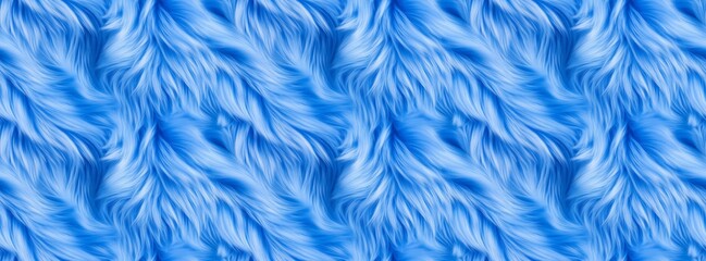 Top View of Blue Fur Carpet Texture, High-Resolution and Hyper-Realistic