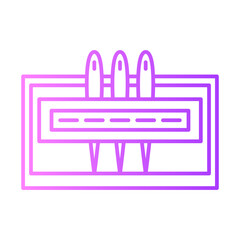 needles gradient icon