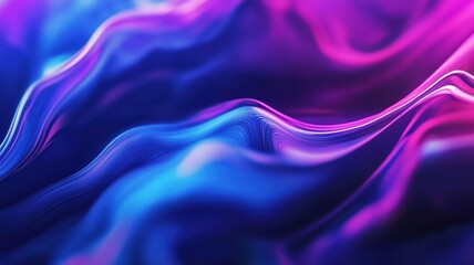 Obraz premium Flowing abstract background with smooth gradients, liquid motion, and dynamic light effects — perfect for modern design, technology visuals, and creative digital projects. 