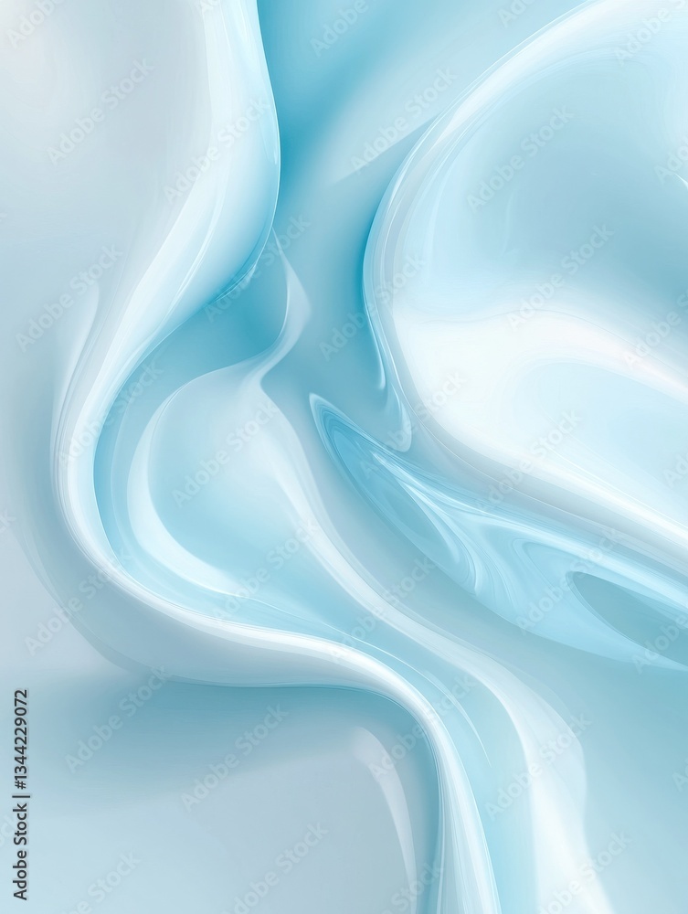 Poster vector light blue background with smooth gradients and simple shapes, ideal for web and graphic desi
