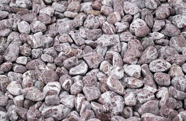 background of pebbles