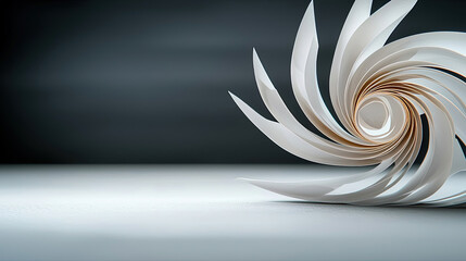 Abstract Paper Twirl