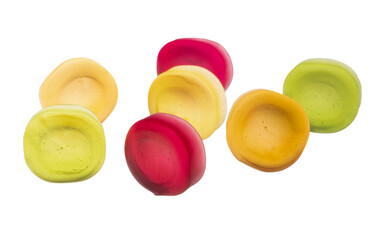 gummy candies isolated