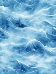 Obraz premium Softly blended abstract watercolor background featuring a seamless pattern of flowing water with gentle waves and subtle texture, perfect for design and art projects.