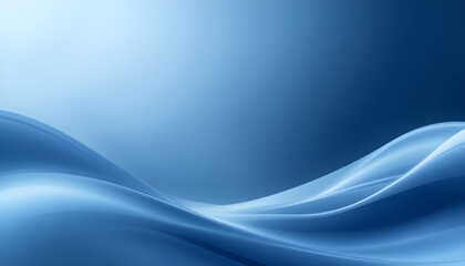 Fototapeta premium Abstract blue wave design for modern background