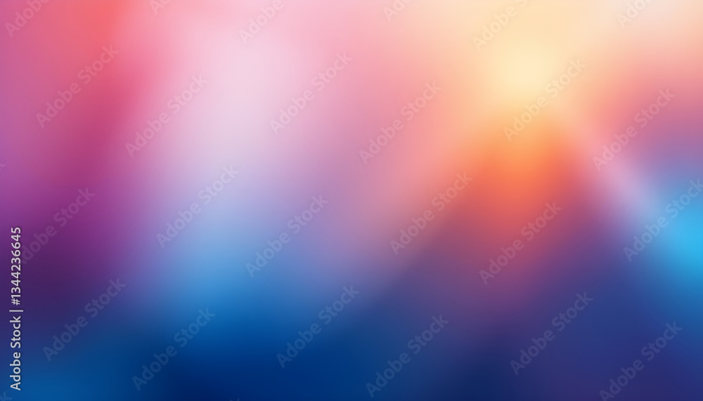 Poster abstract colorful gradient background with soft focus