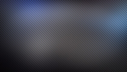 Dark carbon fiber background with blue reflections creating a modern material design