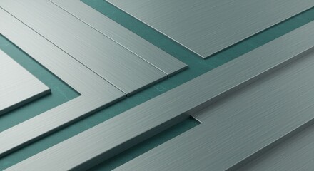 Abstract Geometric Brushed Metal Texture Background Modern Industrial Design