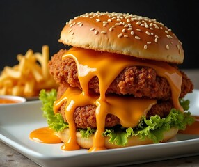 Irresistible Juicy Burger Delight