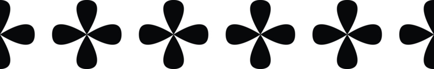 Border frame icon, divider horizontal line vector shape icon for decorative vintage doodle element for design in vector illustration