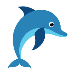 dolphin head vector illustration design