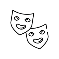 Entertainment vector icon stock illustration