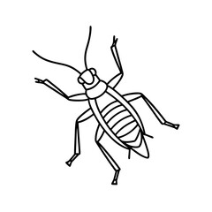 vector illustration of a bee on white background