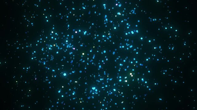 Glowing particles dynamically align to form a futuristic map of Taiwan. The animation features rotating perspectives and cosmic lighting, creating a mesmerizing sci-fi atmosphere.