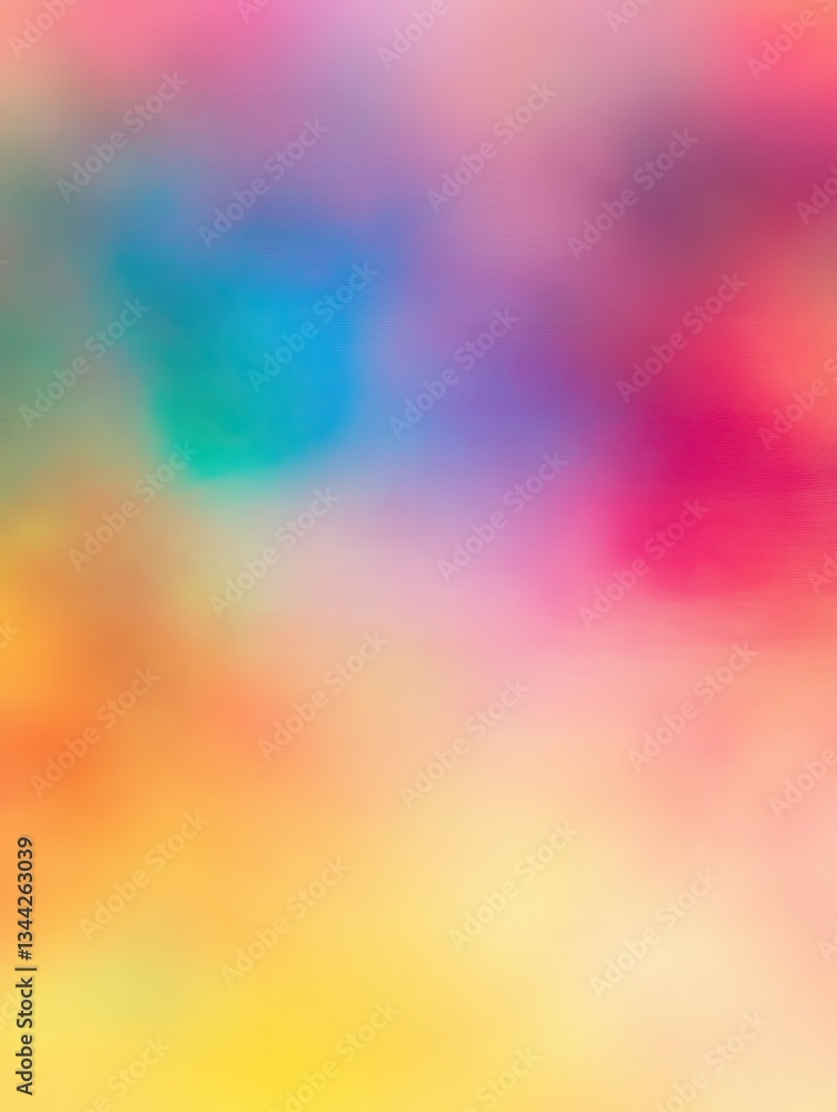Aufkleber Blurred abstract grainy color gradient background noise texture poster design