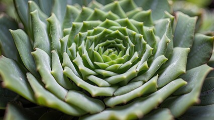 Fototapeta premium A close-up view of a succulent plant.