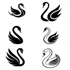 duck image vector full set 