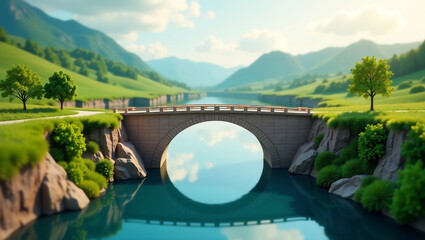 Obraz premium Bridging the Infrastructure Gap