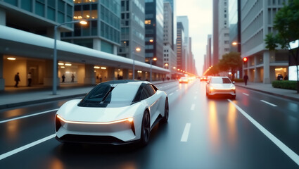 Fototapeta premium The Future of Urban Mobility