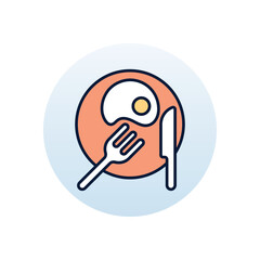 Breakfast Vector icon