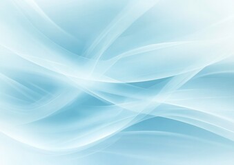 Obraz premium Abstract Light Blue Flowing Lines Background Image