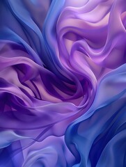 Obraz premium Folded fabric-like texture with flowing effects and subtle lighting creates an ethereal, sophisticated ambiance