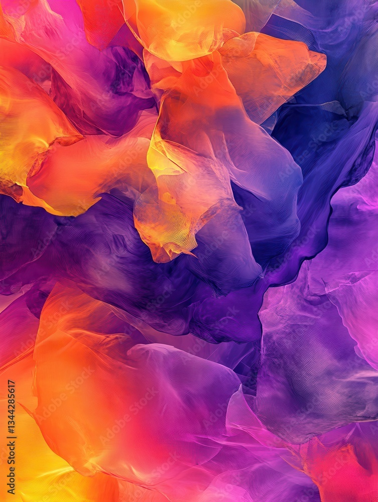 Poster abstract multicolored painting background. stylish design texture. generative ai.