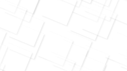 modern white and gray color technology concept geometric line vector background. Abstract white background with diamond and triangle shapes layered in modern abstract pattern design.
