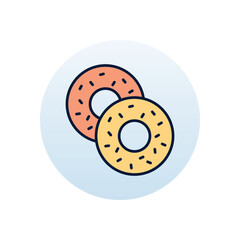 Bagel Vector icon