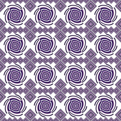 beautiful ethnic pastel seamless pattern with Indian floral motifs and chic purple tones
