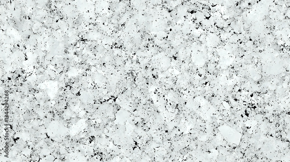 Poster monochromatic grunge texture with scattered black speckles and dots on white background creates abst
