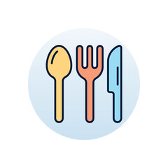 Cutlery Vector icon
