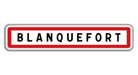 Panneau de Blanquefort, Gironde, Nouvelle-Aquitaine