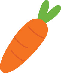 Vector Illustration of a Carrot