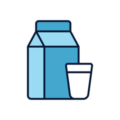 Milk Vector icon