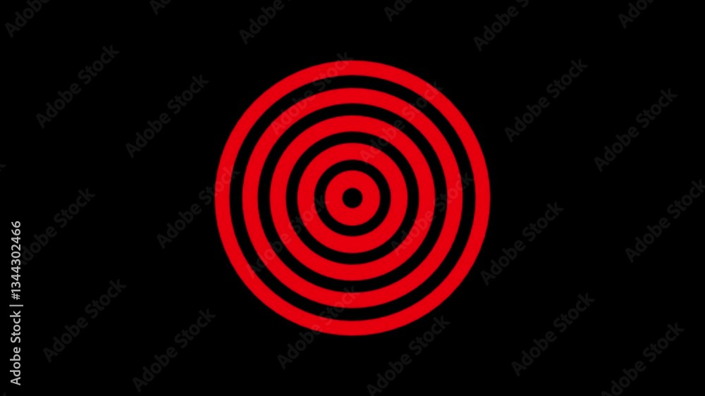 Poster abstract futuristic radio wave signal. digital radio waves diffusion animation on grid background.