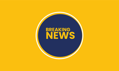 Dynamic and Eye-Catching Breaking News Logo Vector Design for Media and Broadcasting