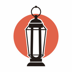 Traditional Lantern Vector Design icon.
