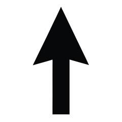 Fototapeta premium black arrow on white background