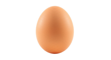 Isolated Natural Brown Egg