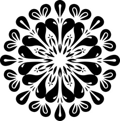 Mandala Stencil Vector Design, Intricate Mandala Stencil Art, Circular Mandala Stencil Vector, Decorative Mandala Template Design, Floral Mandala Stencil Vector, Traditional Mandala Vector Art, Abstra