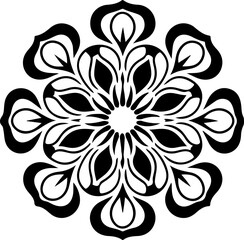 Mandala Stencil Vector Design, Intricate Mandala Stencil Art, Circular Mandala Stencil Vector, Decorative Mandala Template Design, Floral Mandala Stencil Vector, Traditional Mandala Vector Art, Abstra