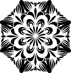 Mandala Stencil Vector Design, Intricate Mandala Stencil Art, Circular Mandala Stencil Vector, Decorative Mandala Template Design, Floral Mandala Stencil Vector, Traditional Mandala Vector Art, Abstra