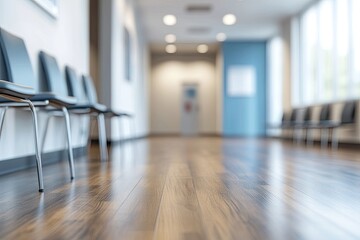 Modern medical waiting area