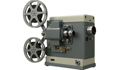 Obraz premium Isolated Vintage Film Projector
