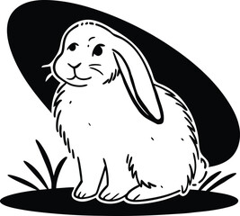 rabbit with a bone